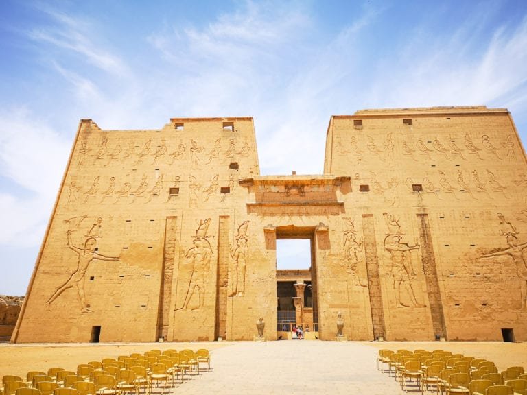 Best egypt travel guide, the temple of edfu is so well preserved and the hieroglyphs are amazing
