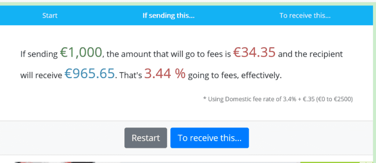 How to avoid PayPal fees - fees calculator for sending money