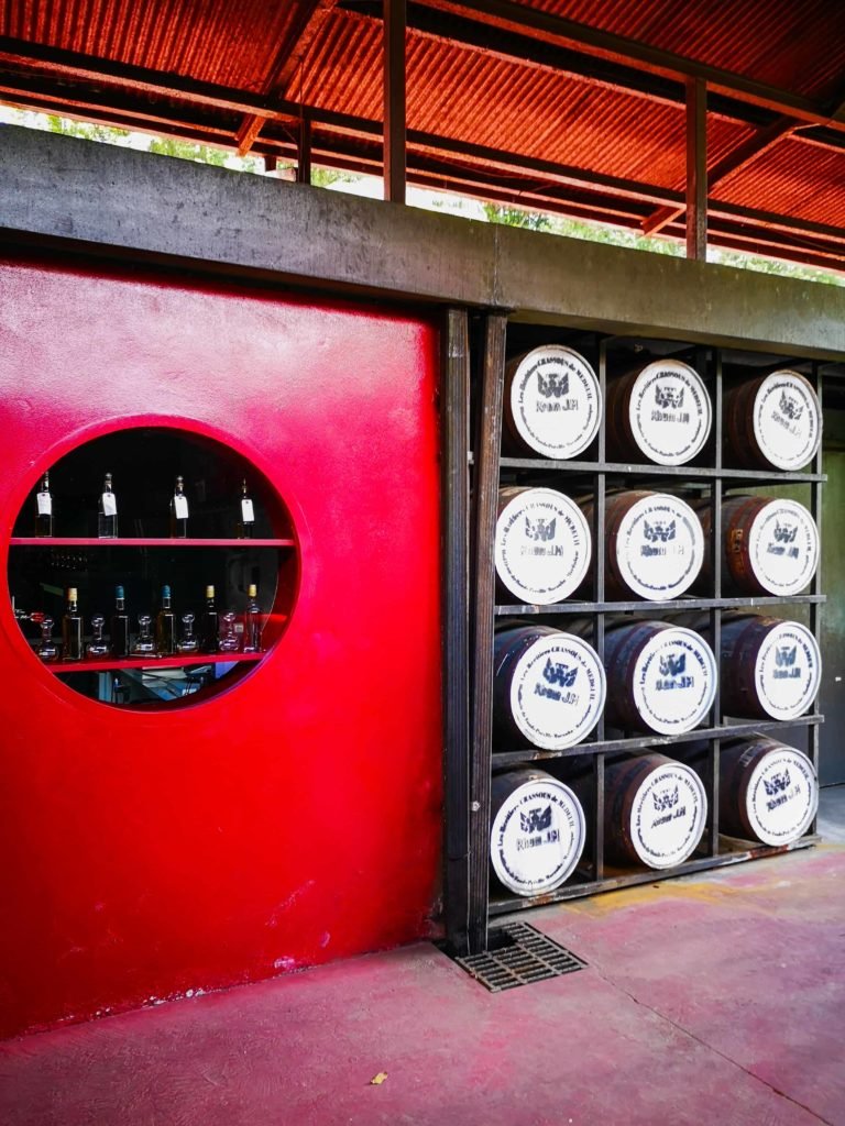 Martinique Rum Rhum JM Distillery Old Rum barrels